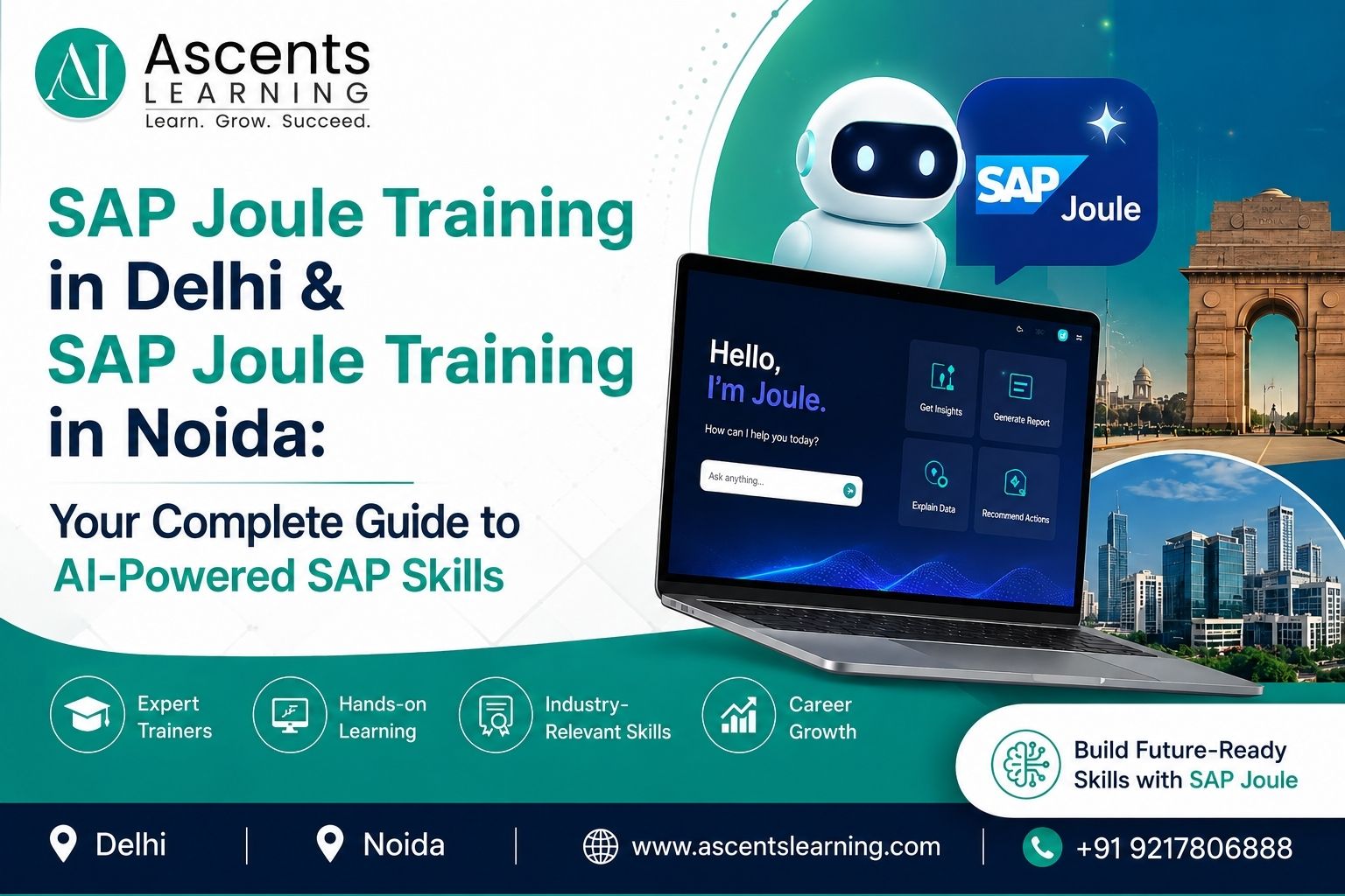 SAP Joule Training in Delhi & SAP Joule Training in Noida: Your Complete Guide to AI-Powered SAP Skills