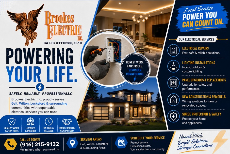 Trusted Electrical Contractor in Galt for All Needs