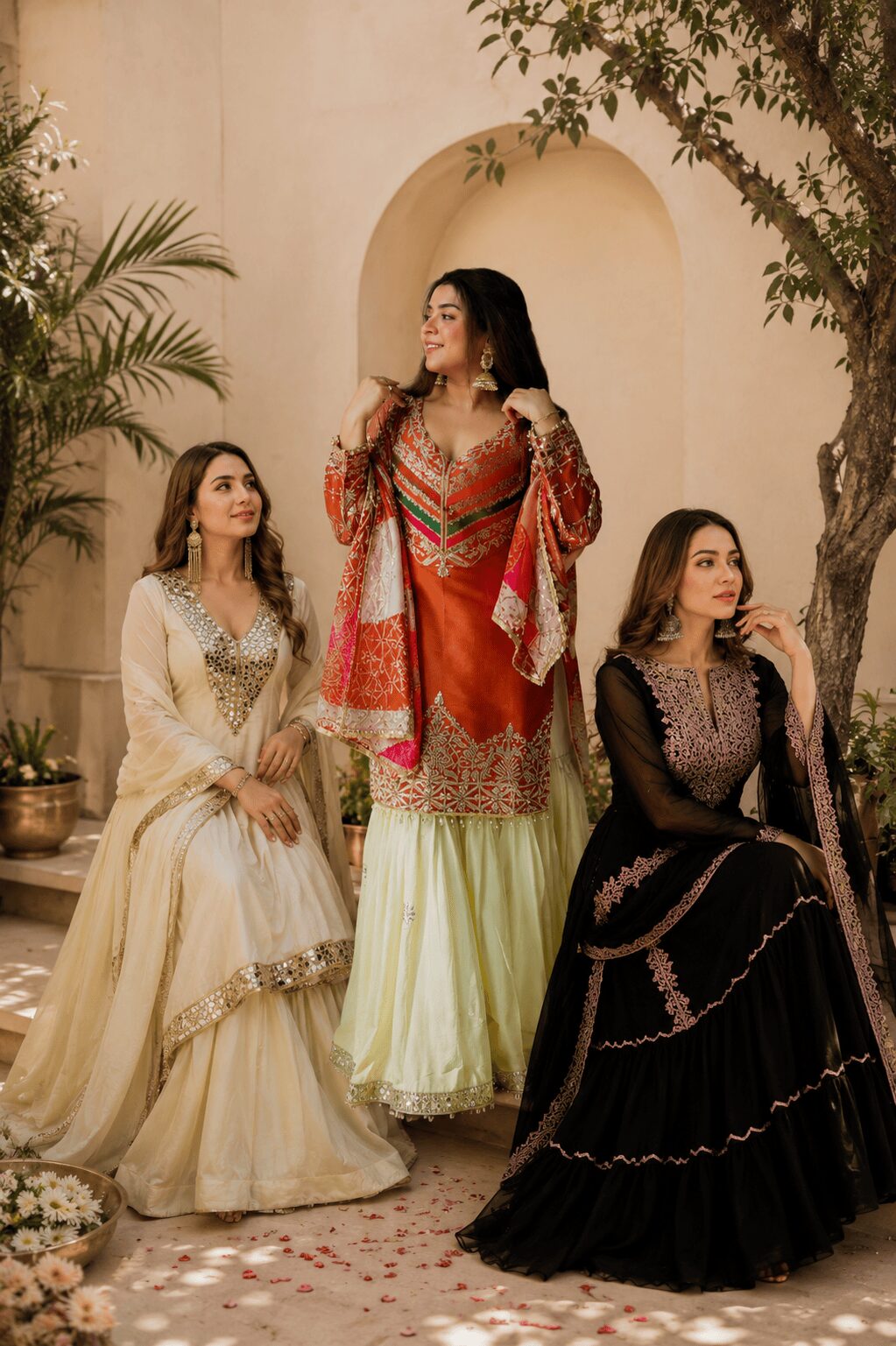 How to Build a Festive Wardrobe with a Sharara Set for Women