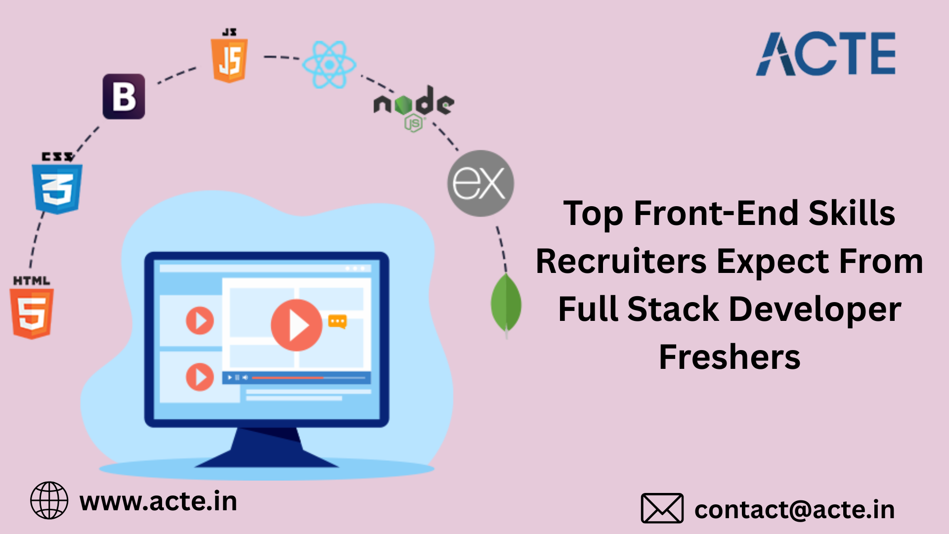 Front-End Skills Checklist for Full Stack Developer Beginners