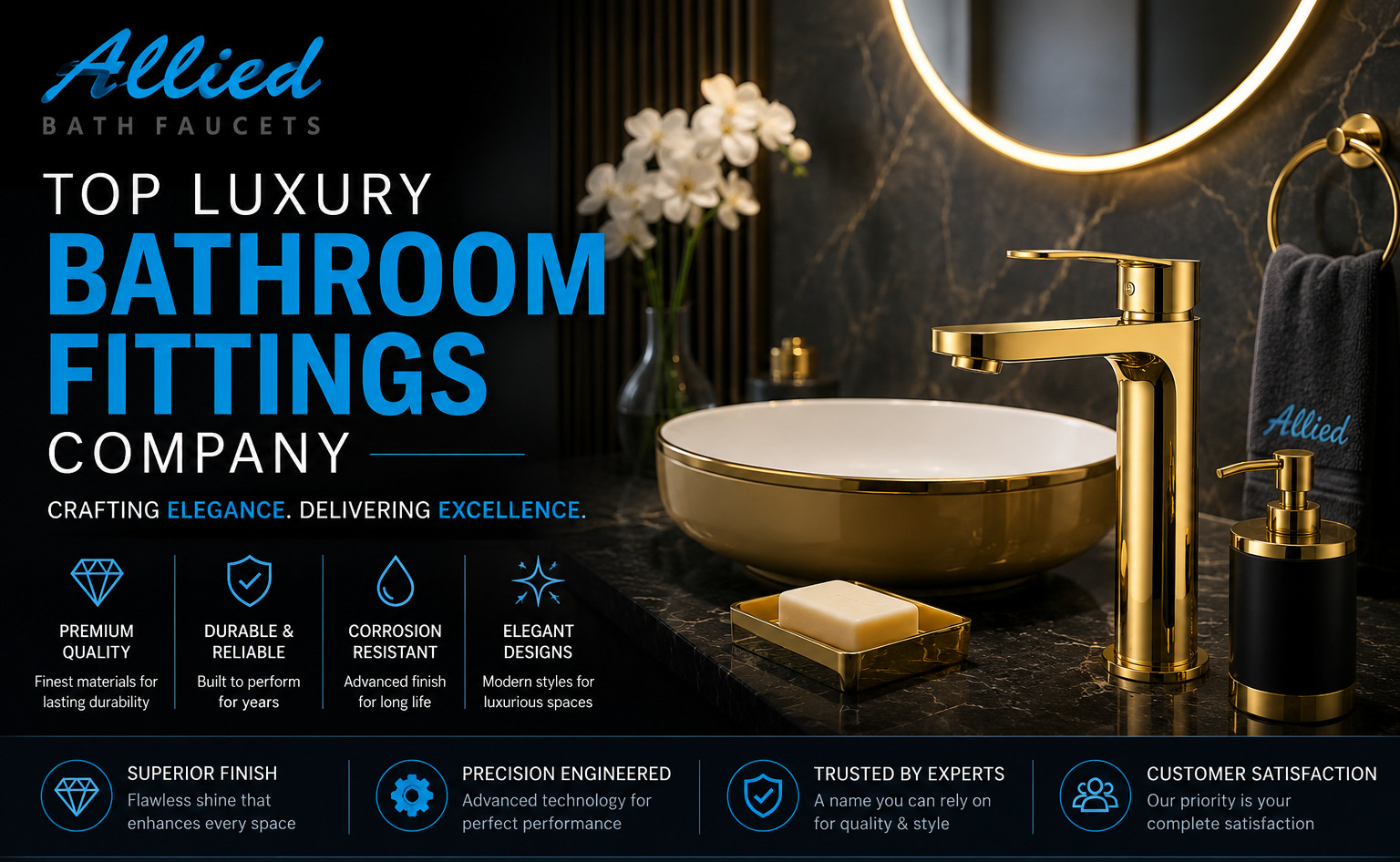 How to Choose the Best Luxury Bathroom Fittings Company for Your Home