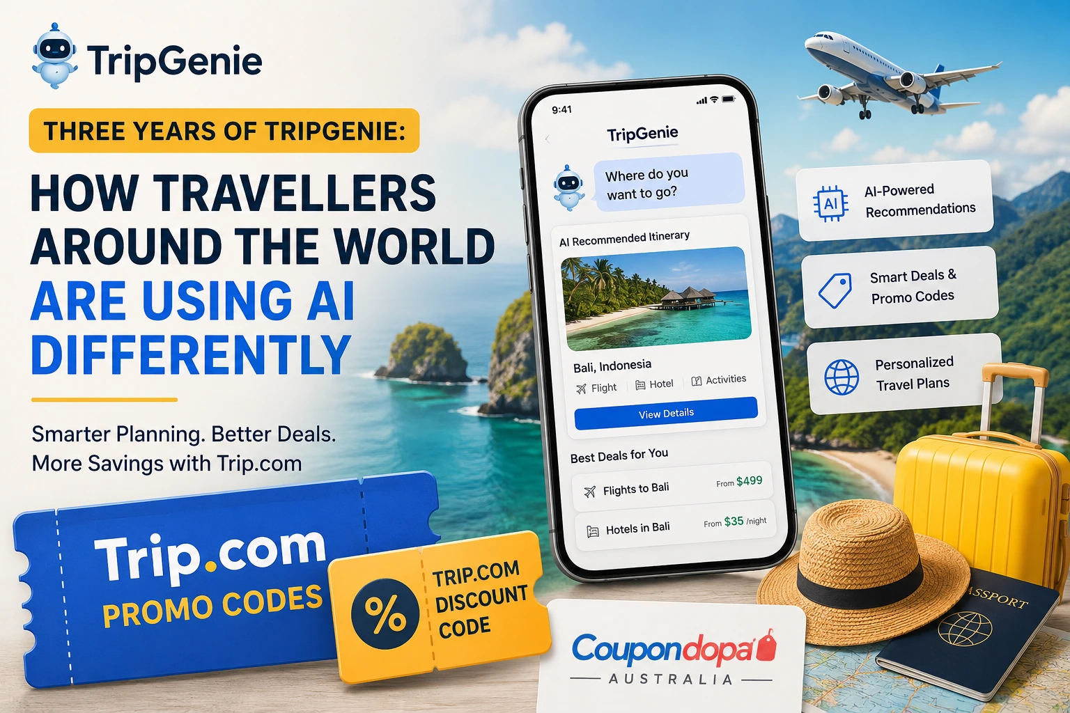 Three Years of TripGenie: How Travellers Around the World are Using AI Differently
