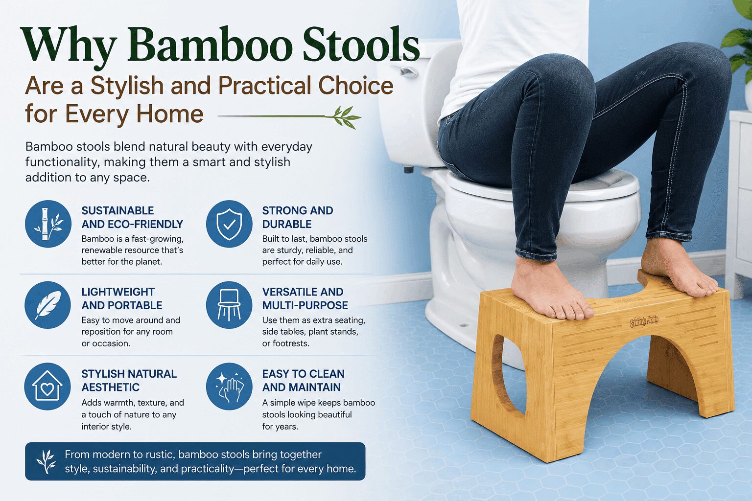 Why Bamboo Stools Are a Stylish and Practical Choice for Every Home