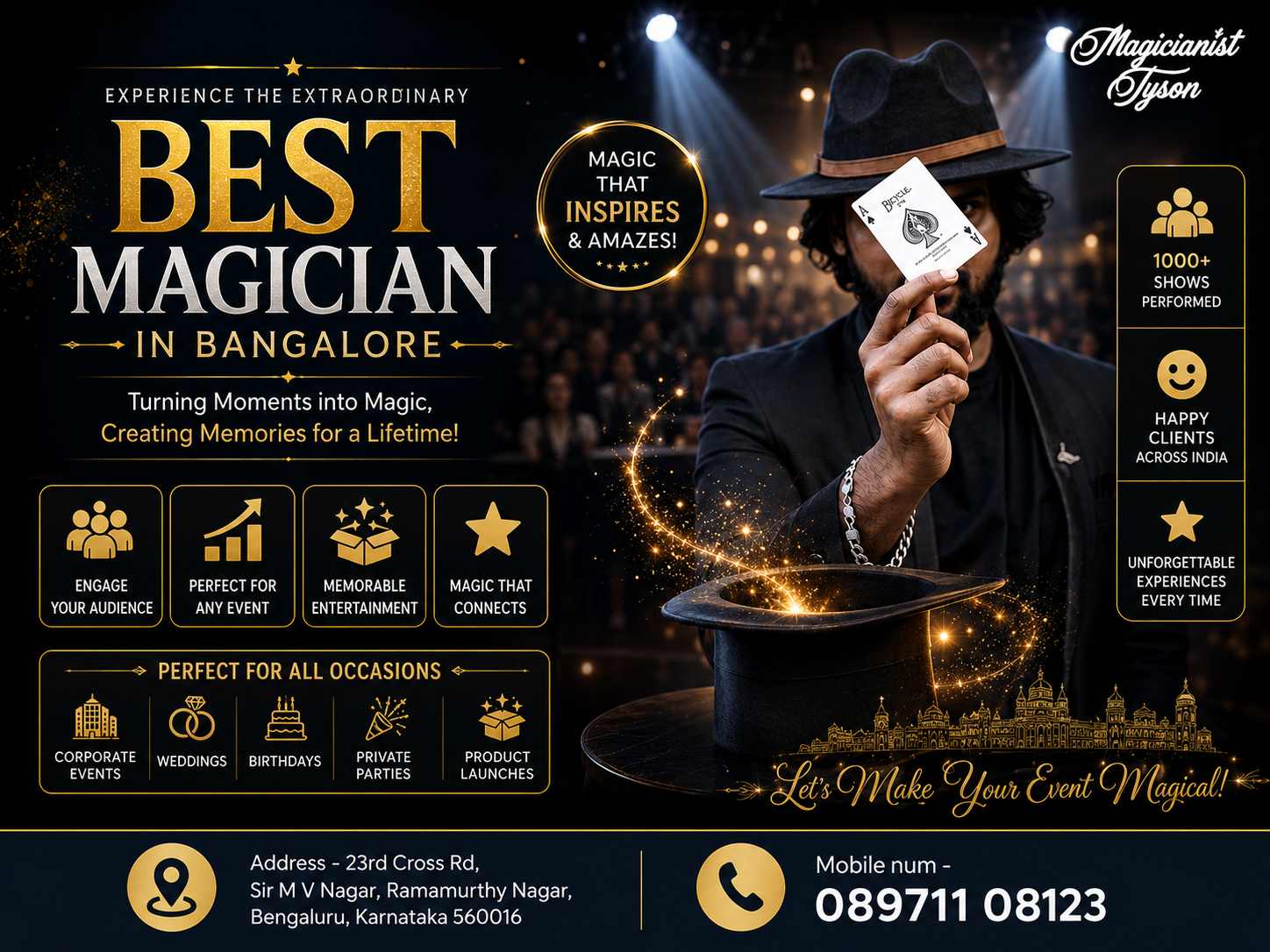 Why Hiring the Best Magician in Bangalore Can Transform Your Event
