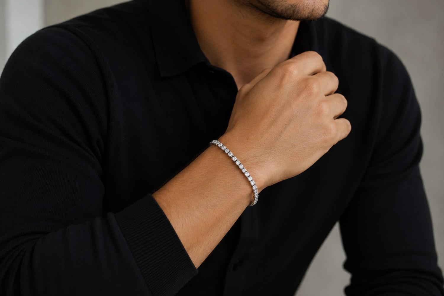 Why Tennis-Style Bracelets Remain One of the Most Sophisticated Accessories for Men