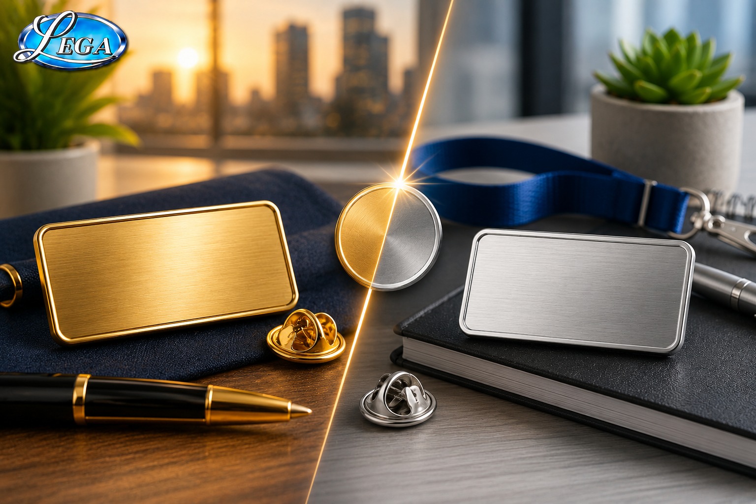 Gold vs Silver Metal Name Badges: Which Should You Choose?