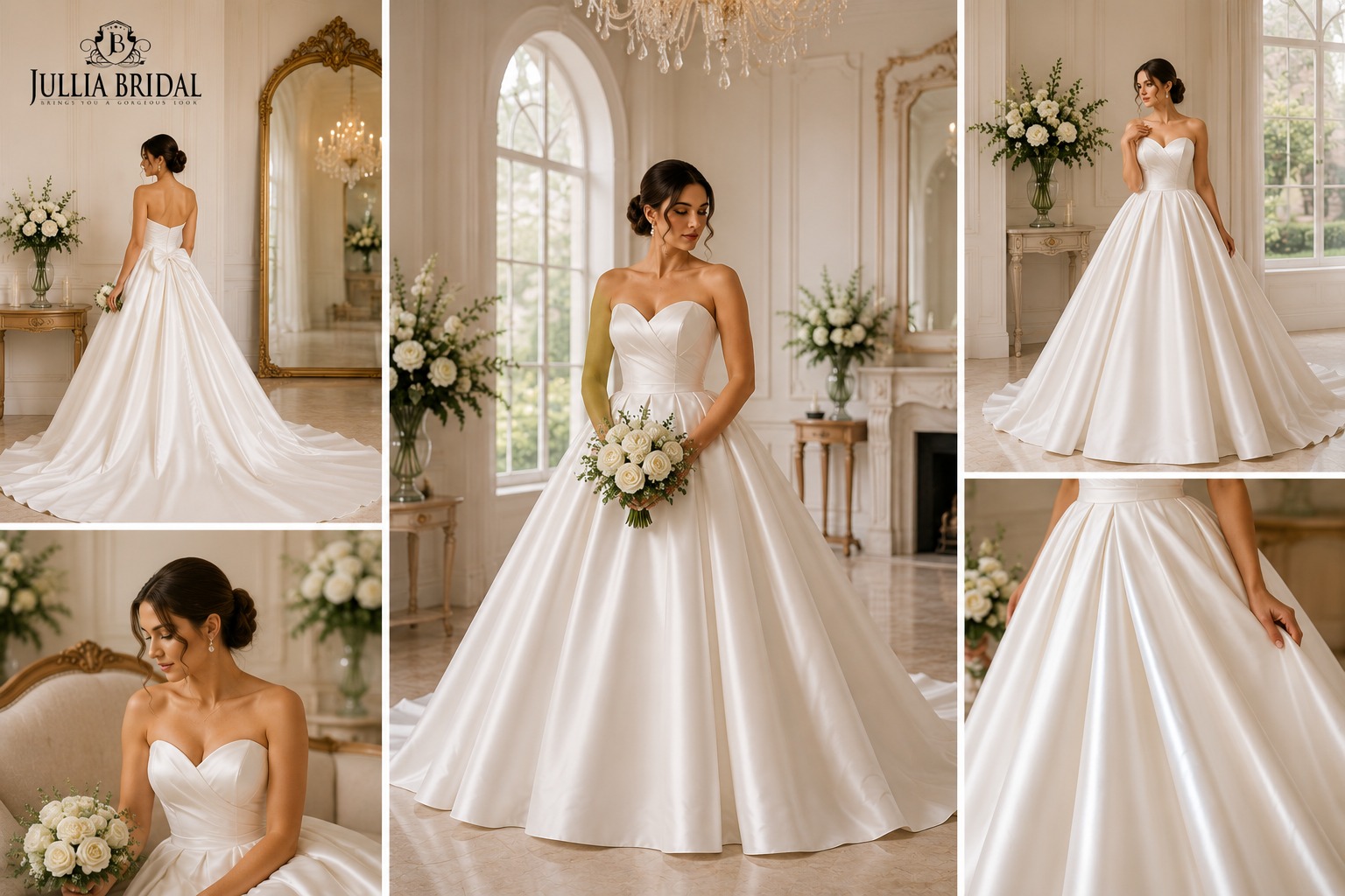 Why Satin Ball Gown Wedding Dresses Never Go Out of Style