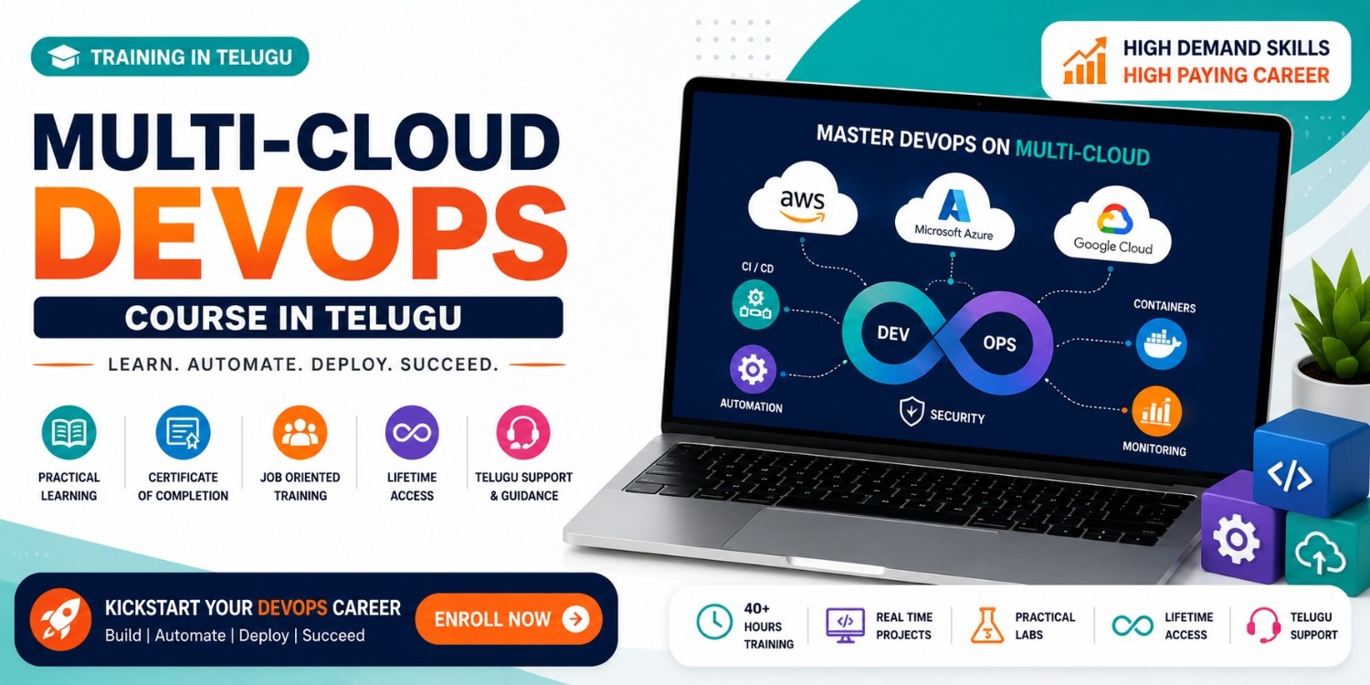 Build Cloud Deployment Expertise with DevOps Course in Telugu