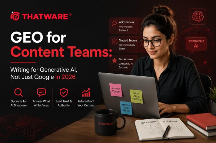 GEO for Content Teams: Creating AI-Ready Content Beyond Google in 2026