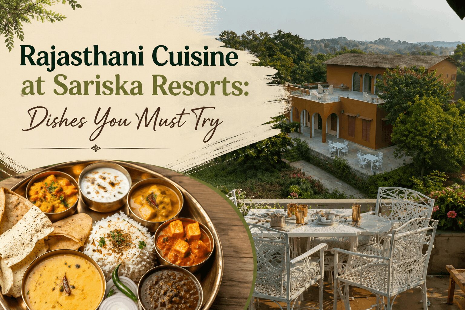 Rajasthani Cuisine at Sariska Resorts: Dishes You Must Try