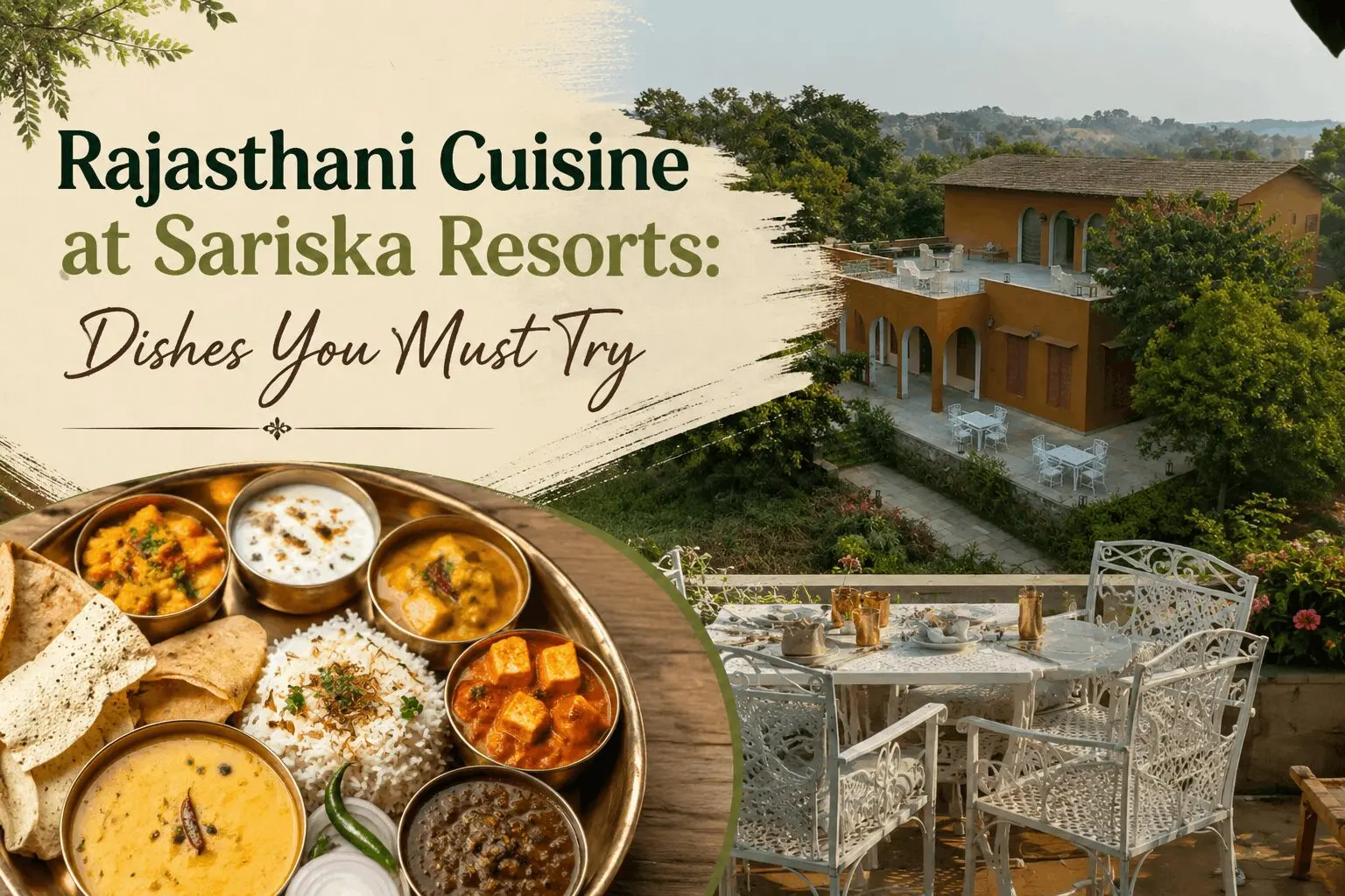 Rajasthani Cuisine at Sariska Resorts: Dishes You Must Try