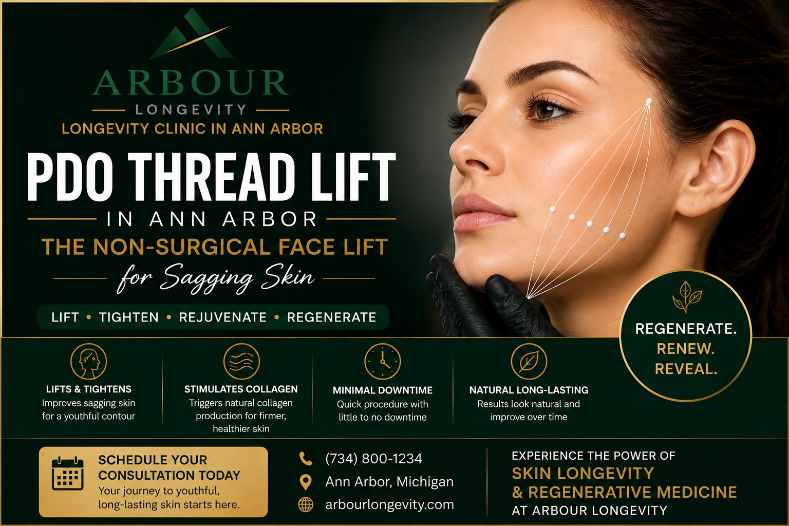 PDO Thread Lift | Longevity Clinic in Ann Arbor – Arbourlongevity