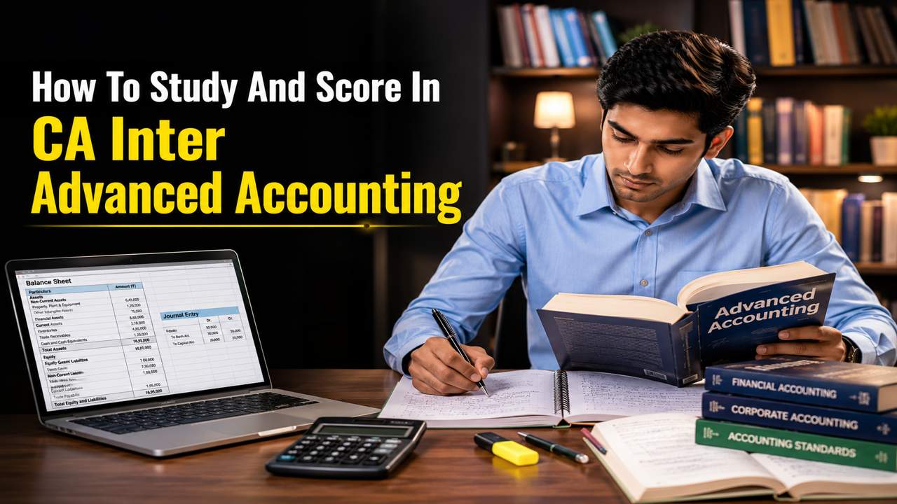How To Study And Score In CA Inter Advanced Accounting