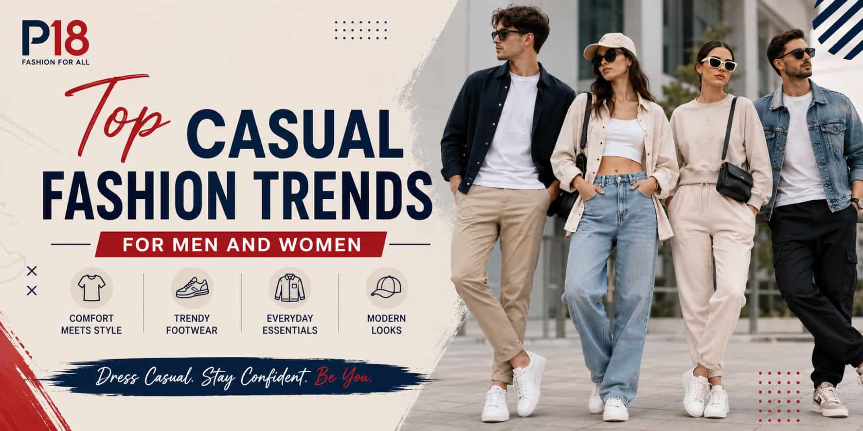 Everyday Casual Fashion Trends Every Man and Woman Should Know