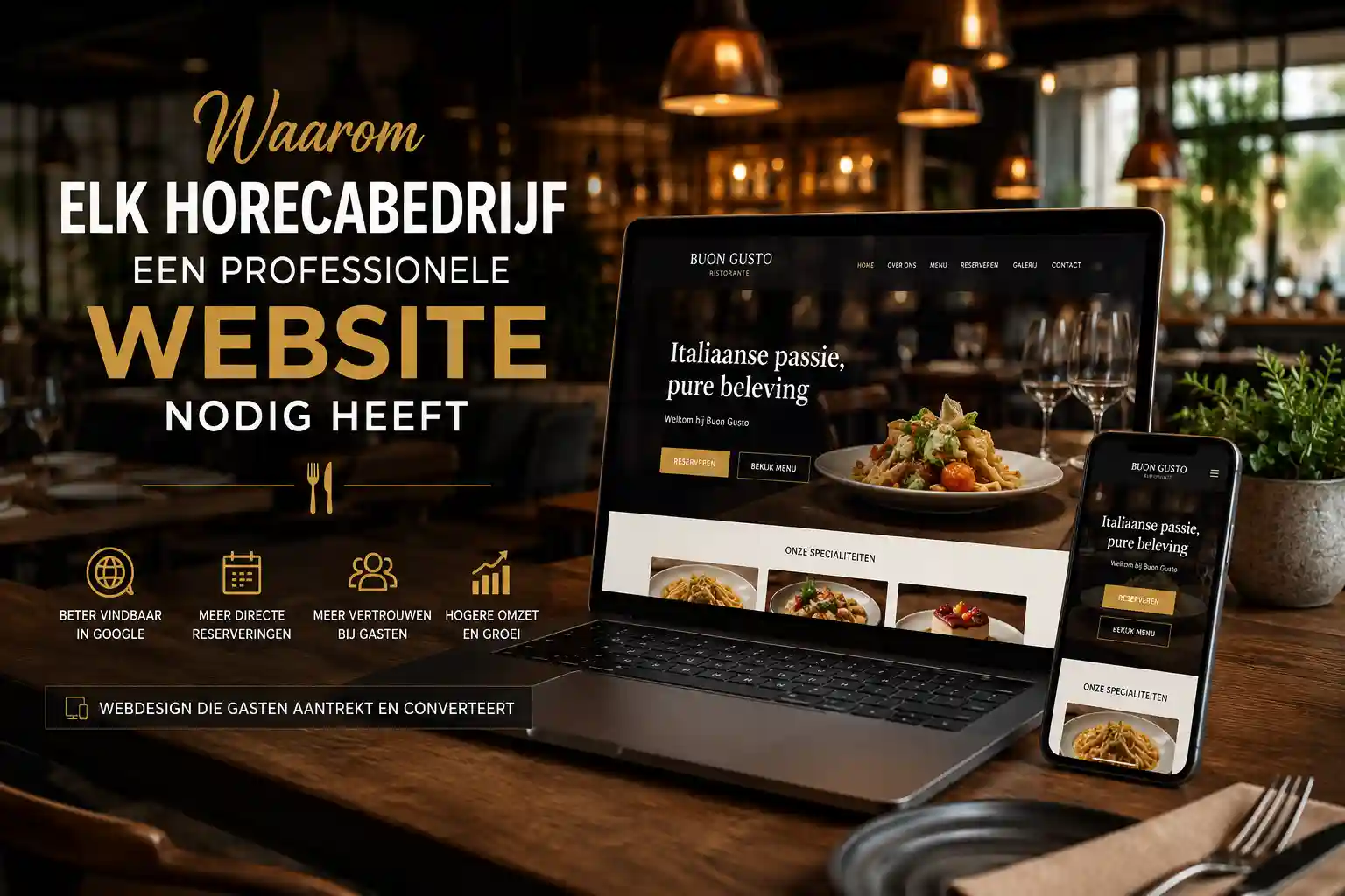 Waarom Elk Horecabedrijf een Professionele Website Nodig Heeft