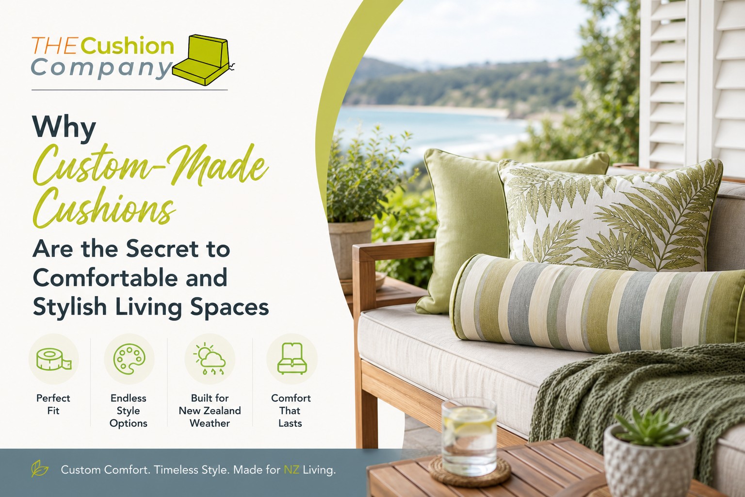 Why Custom-Made Cushions Are the Secret to Comfortable and Stylish Living Spaces