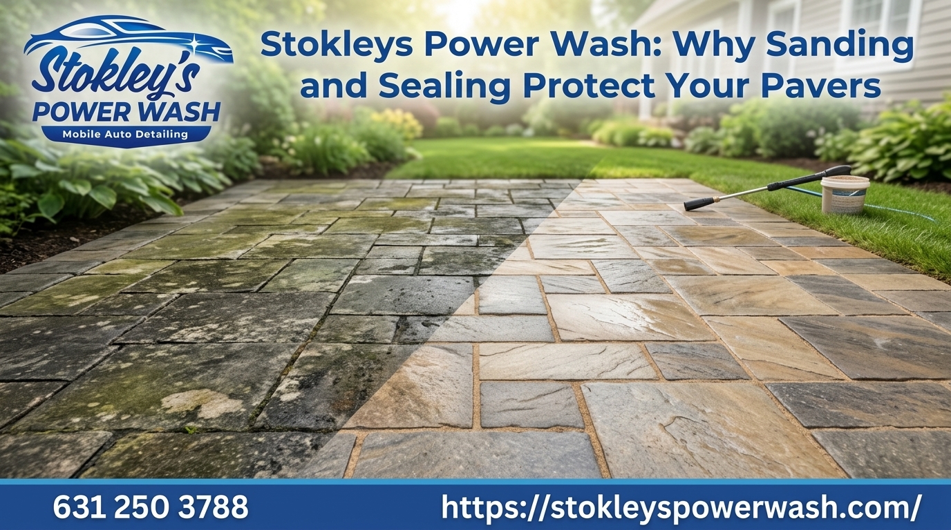 Why Paver Sanding and Sealing Protect Your Pavers