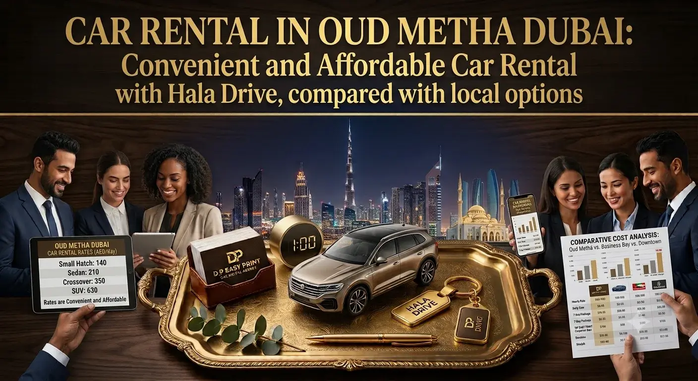 Rent a Car in Oud Metha Dubai: Convenient and Affordable Car Rental with Hala Drive