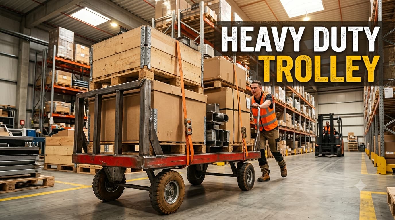 Top 7 Benefits of Using a Heavy Duty Trolley in Material Handling