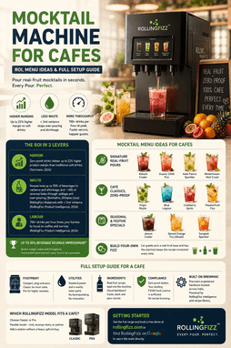 Mocktail Machine for Cafes: ROI, Menu Ideas and Full Setup Guide