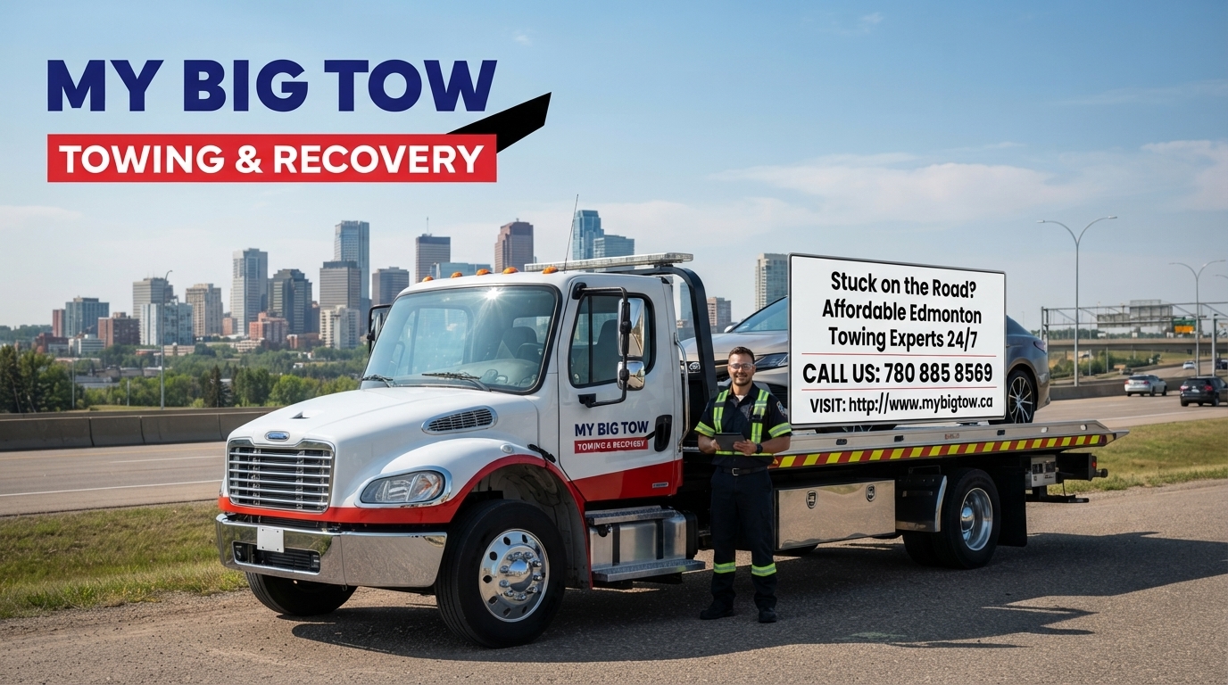 Stuck on the Road? Affordable Edmonton Towing Experts 24/7