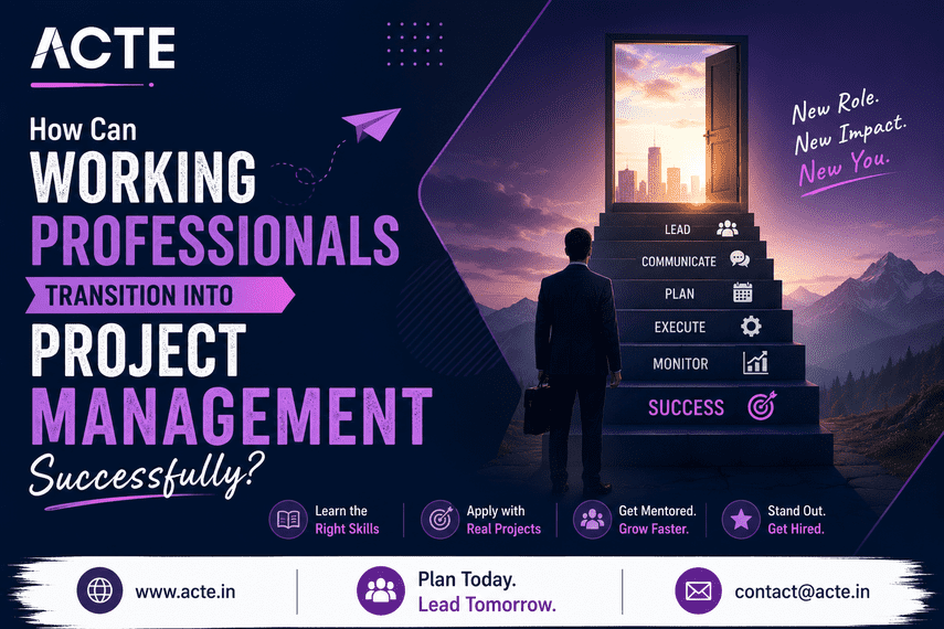 How Experienced Professionals Can Start a Career in Project Management