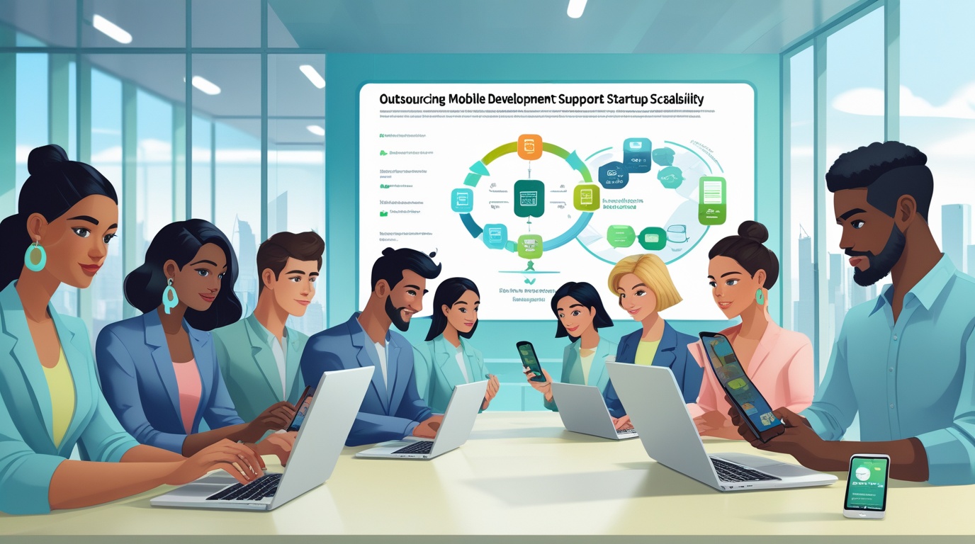 How Outsourcing Mobile Development Supports Startup Scalability