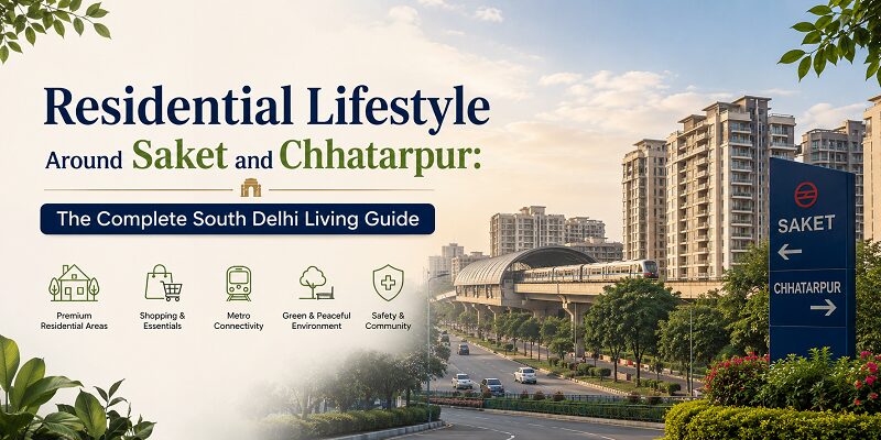 Residential Lifestyle Around Saket and Chhatarpur: The Complete South Delhi Living Guide