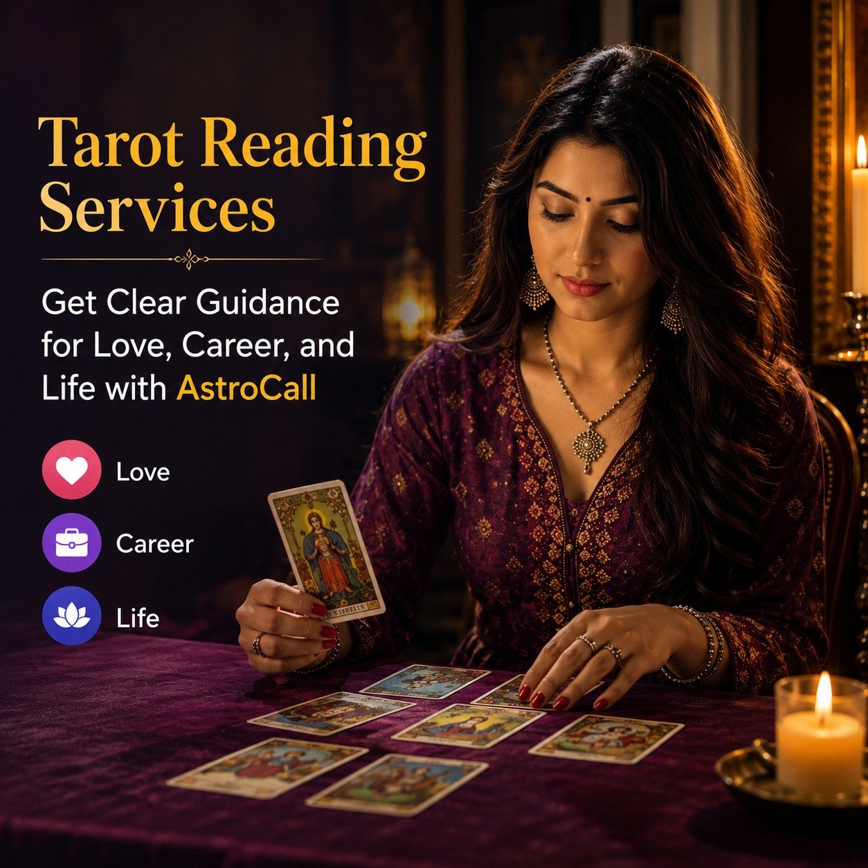 Tarot Reading Services – Get Clear Guidance for Love, Career, and Life with AstroCall