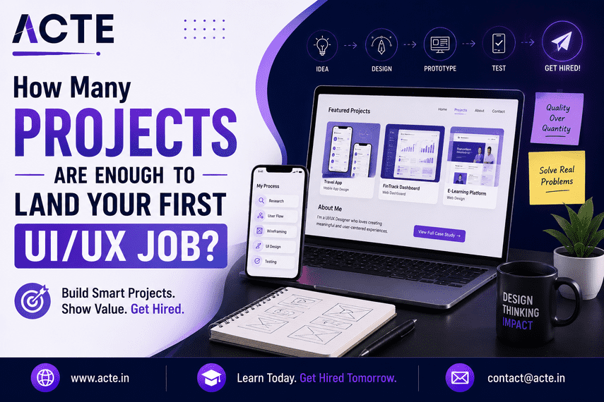 The Perfect Number of UI/UX Projects for Entry-Level Designers