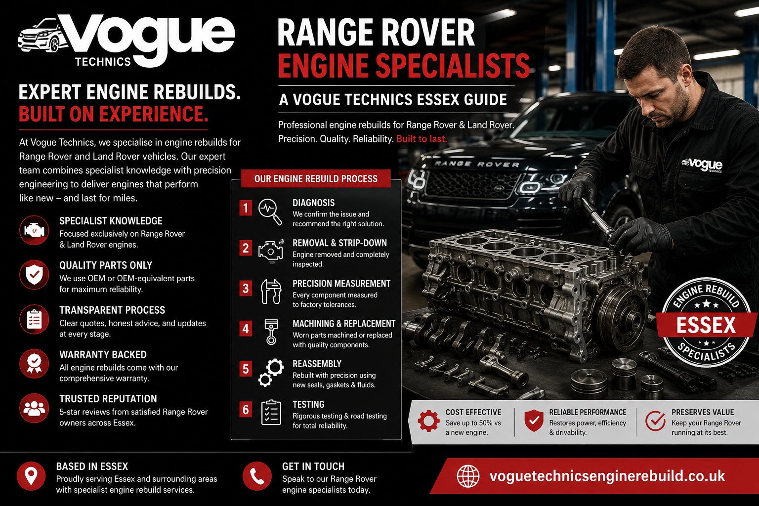Range Rover Engine Specialists: A Vogue Technics Essex Guide