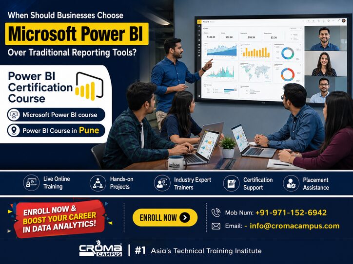 When Should Businesses Choose Microsoft Power BI Over Traditional Reporting Tools?