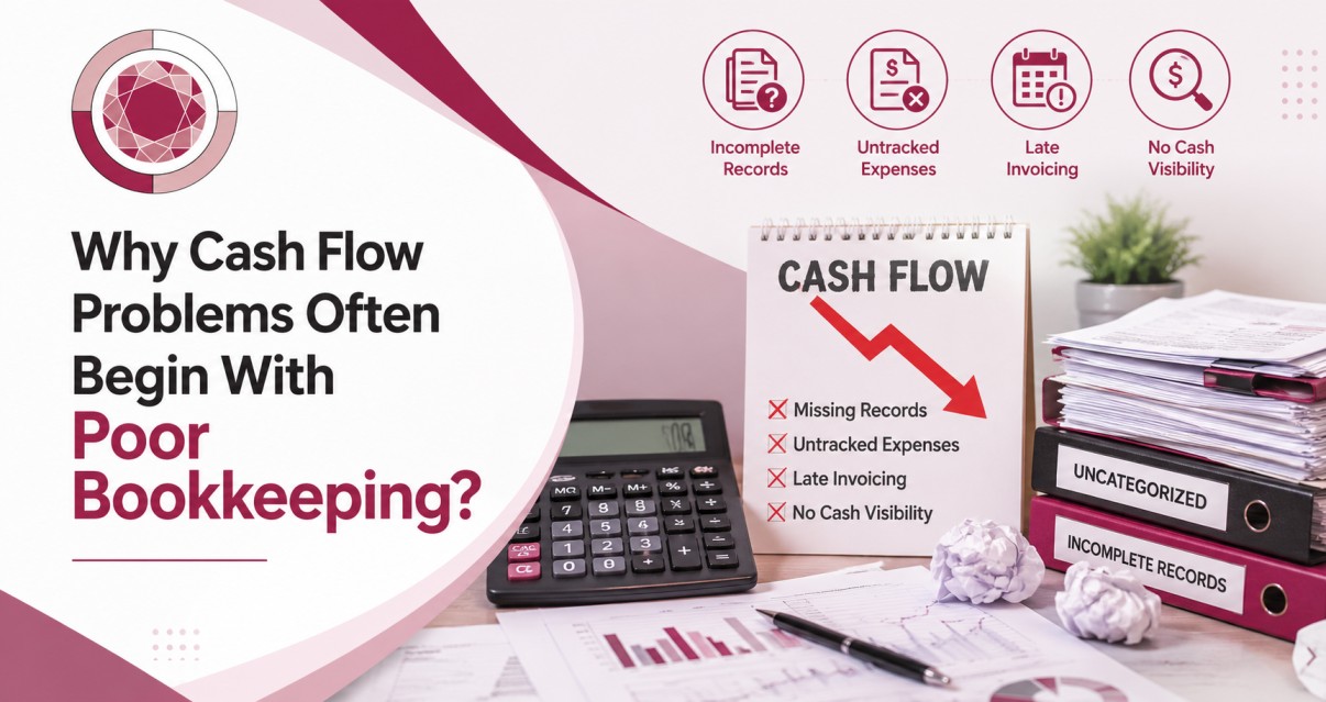 Why Cash Flow Problems Often Begin With Poor Bookkeeping?