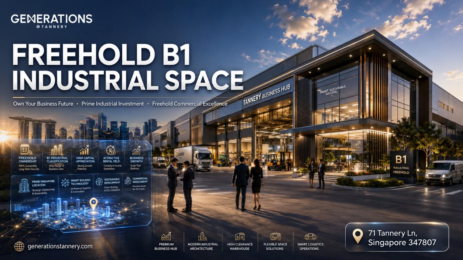 Why Freehold B1 Industrial Space Is the Future of Industrial Investment in Singapore