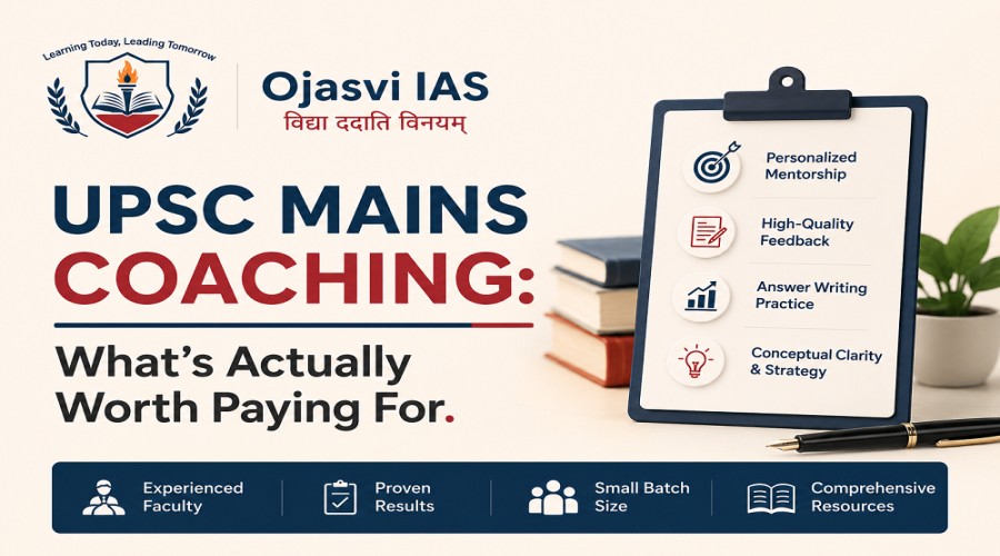 UPSC Mains Coaching: What’s Actually Worth Paying For