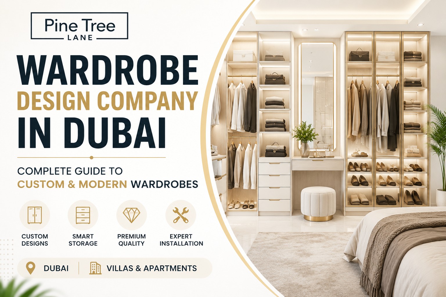 Wardrobe Design Company in Dubai: Complete Guide to Custom & Modern Wardrobes