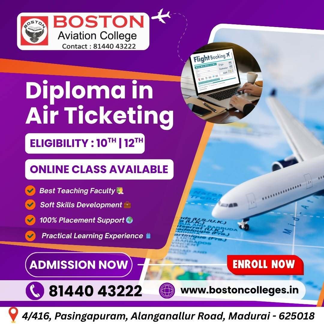 Diploma in Air Ticketing: Your Gateway to Airline and Travel Industry Jobs