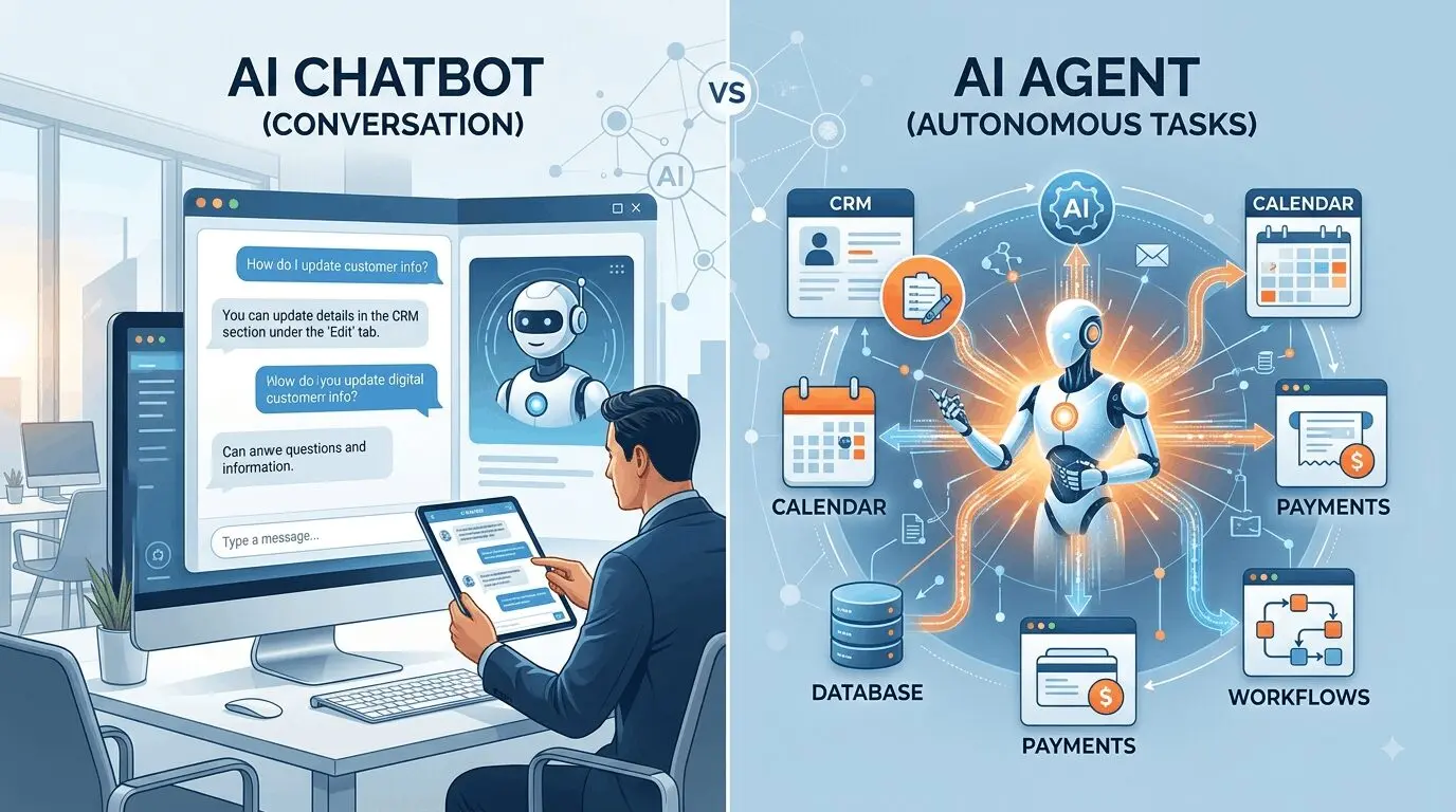 AI Agents vs AI Chatbots: Understanding the Differences