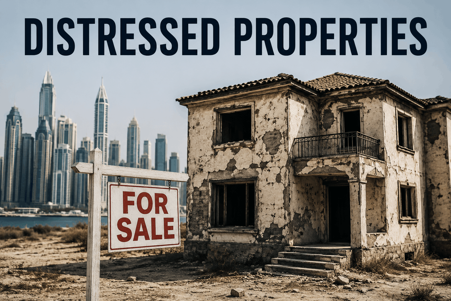Distressed Property for Sale in Dubai: What It Really Means in 2026